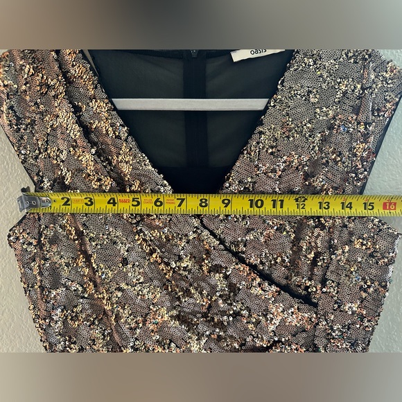 ASOS Gold Sequin Dress - Picture 6 of 11